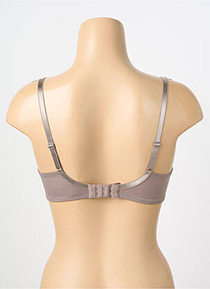 Soutien-gorge effet matière satinée haut soutien-gorge emboitant gris CHANTELLE femme
