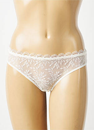 Culotte tissage satiné beige SIMONE PERELE femme