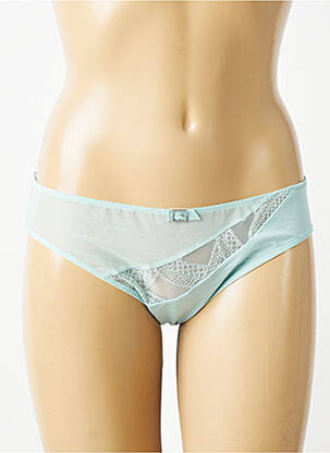 Culotte effet matière satinée vert EMPREINTE femme