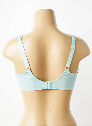 Soutien-gorge effet matière satinée haut soutien-gorge emboitant vert EMPREINTE femme