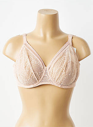 Soutien-gorge légère et transparente haut soutien-gorge emboitant rose SIMONE PERELE femme