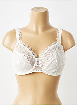 Soutien-gorge légère et transparente haut soutien-gorge emboitant beige SIMONE PERELE femme