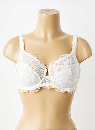 Soutien-gorge légère et transparente haut soutien-gorge emboitant beige SIMONE PERELE femme