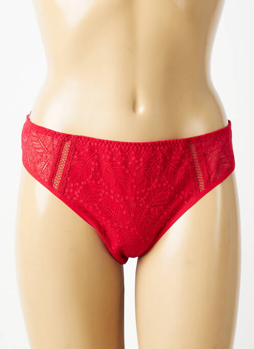 Culotte tissage satiné rouge SIMONE PERELE femme