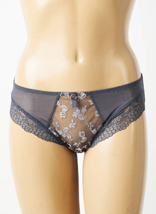 Culotte effet matière satinée gris EMPREINTE femme