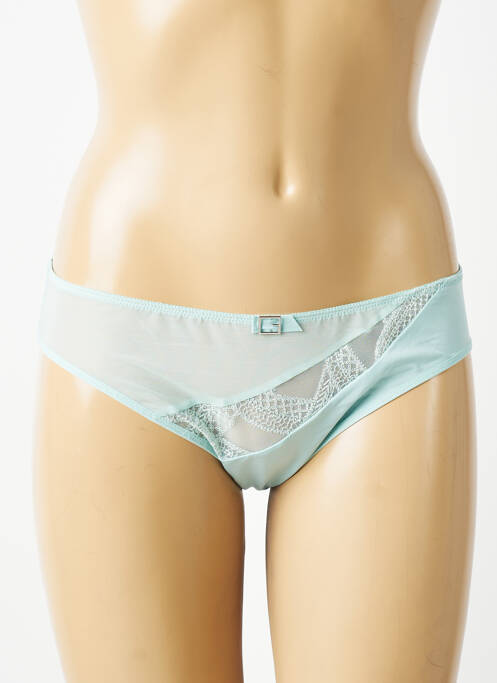 Culotte effet matière satinée vert EMPREINTE femme