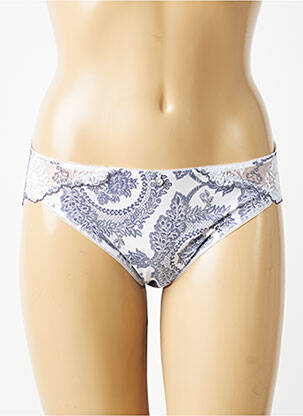 Culotte tissage satiné blanc EMPREINTE femme