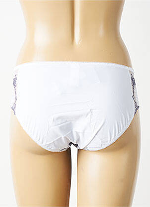 Culotte tissage satiné blanc EMPREINTE femme
