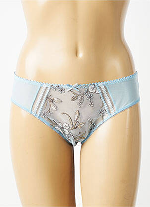 Culotte effet matière satinée bleu EMPREINTE femme