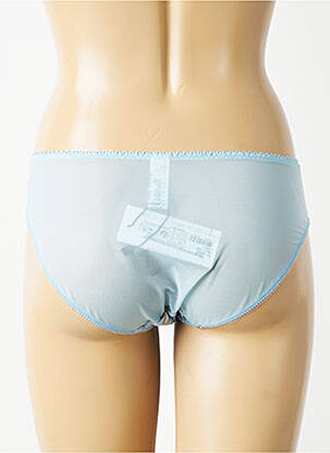 Culotte effet matière satinée bleu EMPREINTE femme