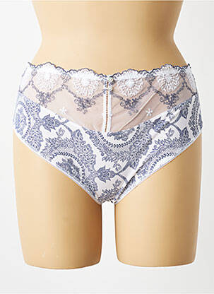 Culotte haute tissage satiné blanc EMPREINTE femme