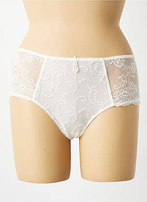 Culotte effet matière satinée beige EMPREINTE femme