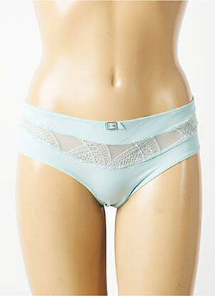 Culotte effet matière satinée vert EMPREINTE femme