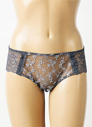 Culotte effet matière satinée gris EMPREINTE femme