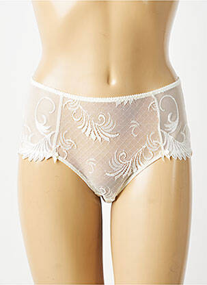 Culotte effet matière satinée beige EMPREINTE femme