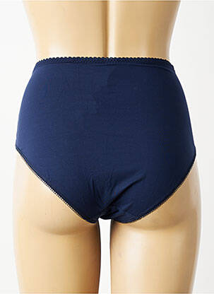 Culotte haute stretch bleu EMPREINTE femme