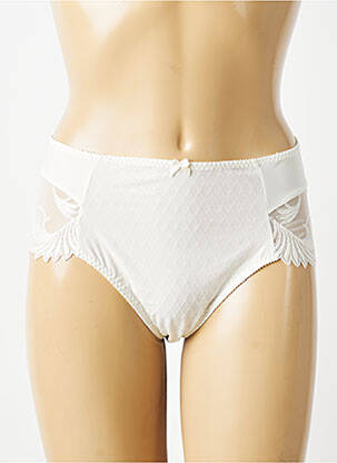 Culotte effet matière satinée beige EMPREINTE femme