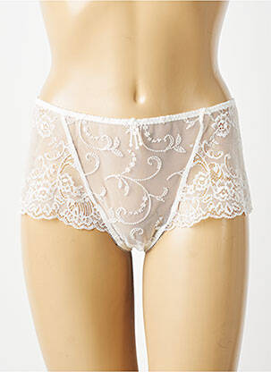 Shorty stretch blanc EMPREINTE femme