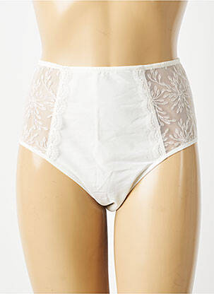 Culotte haute tissage satiné beige SIMONE PERELE femme