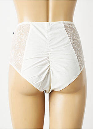 Culotte haute tissage satiné beige SIMONE PERELE femme
