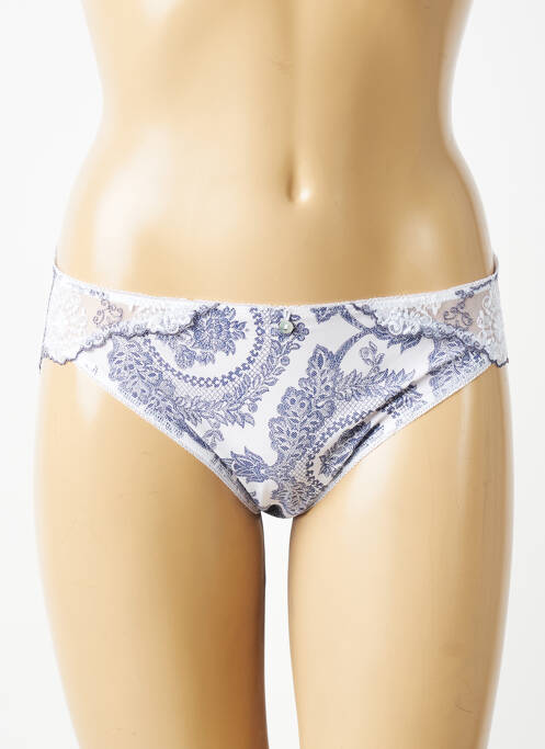 Culotte tissage satiné blanc EMPREINTE femme