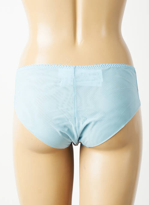 Culotte effet matière satinée bleu EMPREINTE femme