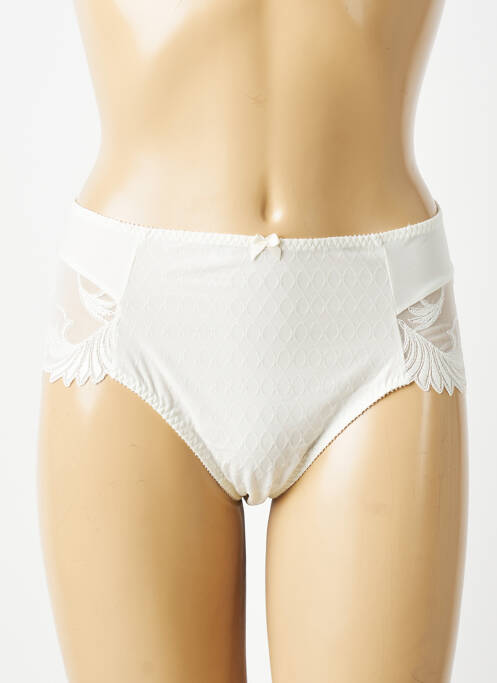 Culotte effet matière satinée beige EMPREINTE femme