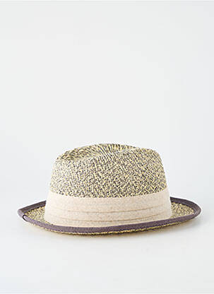 Chapeau forme chapeau paille beige FLECHET homme