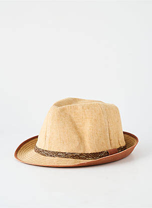 Chapeau doublure beige FLECHET homme