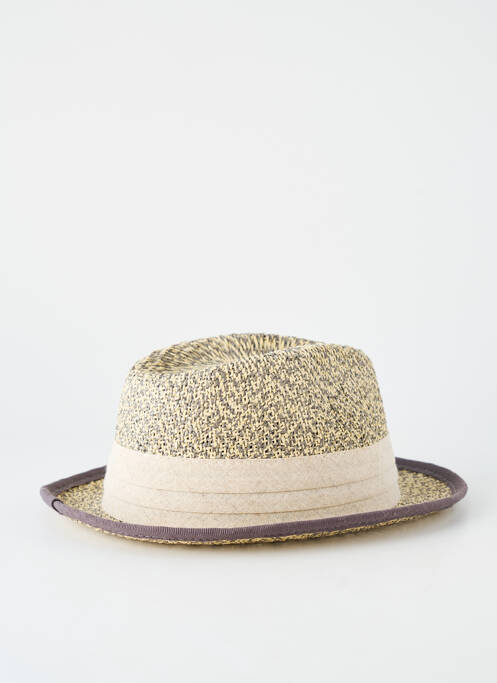 Chapeau forme chapeau paille beige FLECHET homme