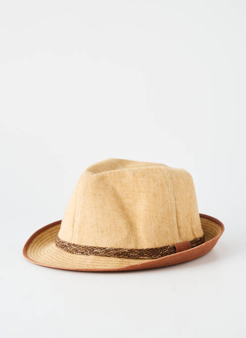 Chapeau doublure beige FLECHET homme