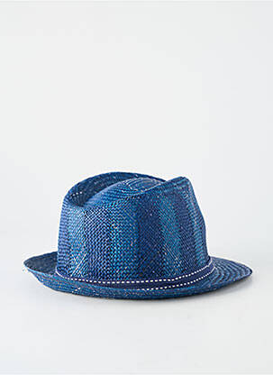 Chapeau forme chapeau paille bleu FLECHET homme