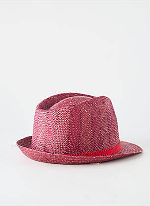 Chapeau forme chapeau paille violet FLECHET homme