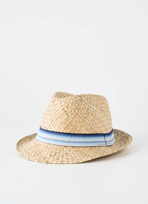 Chapeau imprimé rayures bleu MTM homme