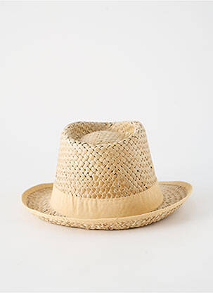 Chapeau forme chapeau paille beige FLECHET homme