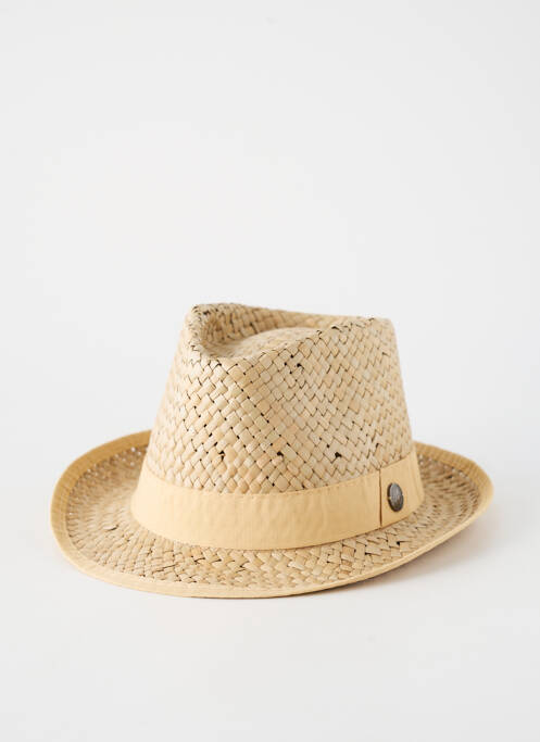 Chapeau forme chapeau paille beige FLECHET homme