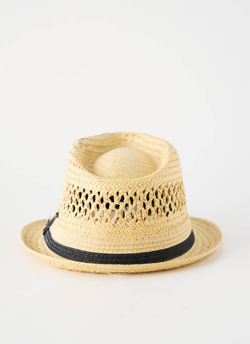 Chapeau forme chapeau paille beige HERMAN homme