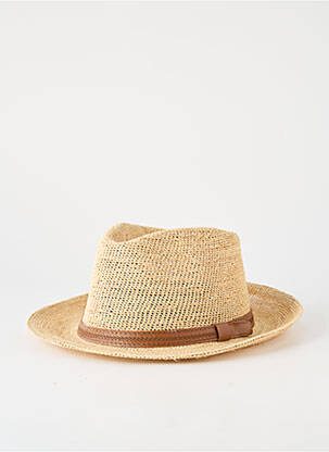 Chapeau forme chapeau paille marron AUREGA homme