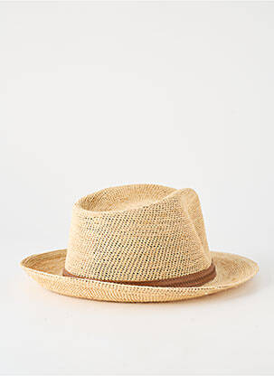 Chapeau forme chapeau paille marron AUREGA homme