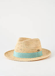 Chapeau forme chapeau paille bleu AUREGA homme