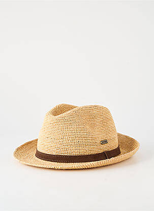 Chapeau forme chapeau paille marron AUREGA homme