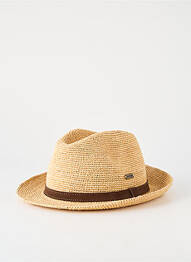 Chapeau forme chapeau paille marron AUREGA homme