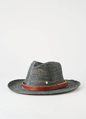 Chapeau forme chapeau paille gris SUN & GREEN homme