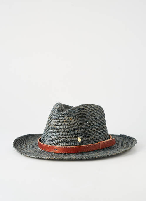 Chapeau forme chapeau paille gris SUN & GREEN homme