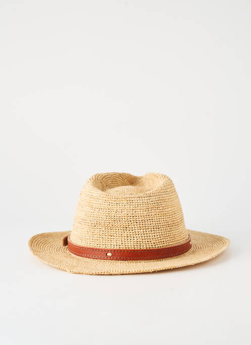 Chapeau forme chapeau paille marron SUN & GREEN homme