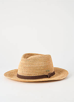 Chapeau forme chapeau paille marron AUREGA homme