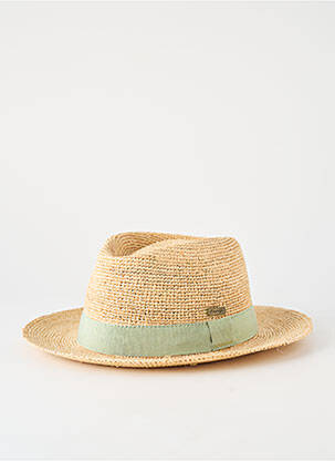Chapeau forme chapeau paille vert AUREGA homme