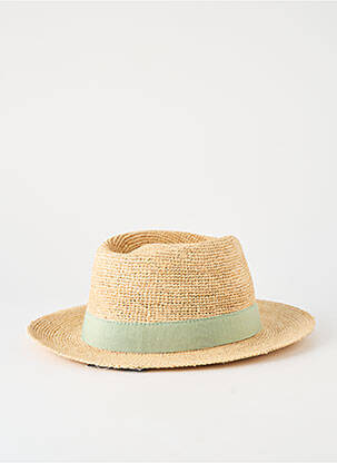 Chapeau forme chapeau paille vert AUREGA homme