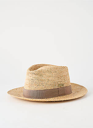 Chapeau forme chapeau paille marron AUREGA homme