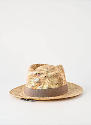 Chapeau forme chapeau paille marron AUREGA homme